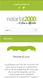 Mobile Screenshot of notariat2000.com